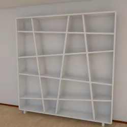 Bookshelf 3D model