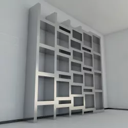 Bookshelf 3D model