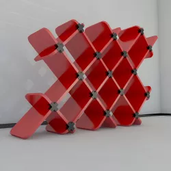 Bookshelf 3D model