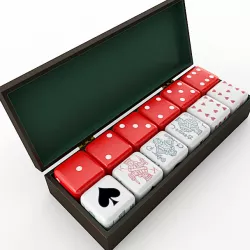 Box with Dice 3D model