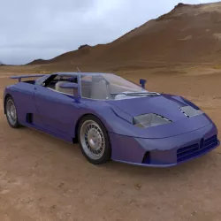 Bugatti EB 110 3D model