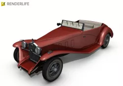 Car Roadster 2 3D model
