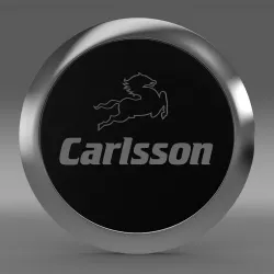 Carlsson logo 3D model
