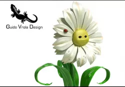 Cartoon Daisy 3D model