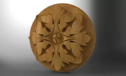 Carved rosette