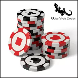 Casino chips 3D model