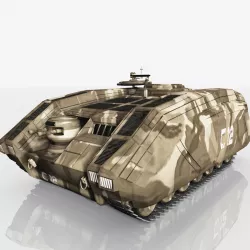 CDF APC Armoured Personnel Carrier 3D model