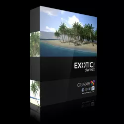 CGAxis Models Volume 15 Exotic Plants LXO 3D model