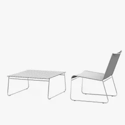Chair Clip and Table by Andre Bluth  3D model