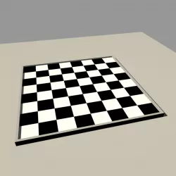 Chess board 3D model