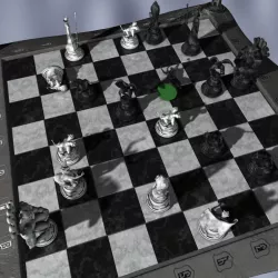 Chess Board Chessboard Gargoyles 3D model