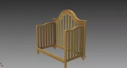 Child Craft Crib - Model No. 32631 Day Bed