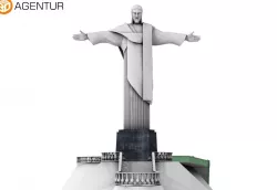Christ the Redeemer Brasil 3D model
