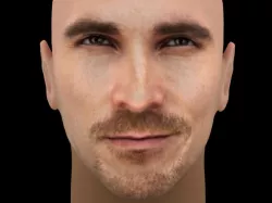 Christian Bale 3D model