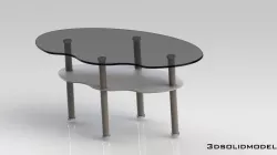 Club table 3D model