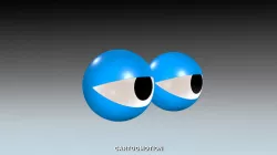 Comic Eyes 3D model
