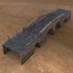 Country Lane Bridge 3D model