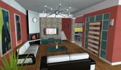 Cozy Modern Living Room