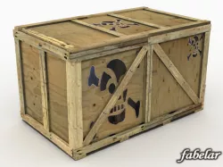 Crate 3D model
