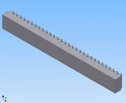 Cremallera parametrica - Parametric rack