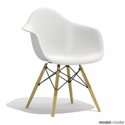 Eames Plastic Armchair DAW 3D model