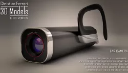 Ear Video Camera 3D model