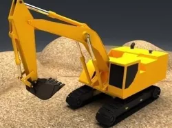 Excavator 3D model