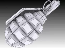 F1 Grenade 3D model