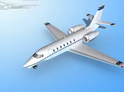 Falcon3D Citation Sovereign C680 FS03 3D model