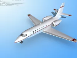 Falcon3D Citation Sovereign C680 FS05 3D model