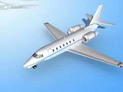 Falcon3D Citation Sovereign C680 FS12 3D model