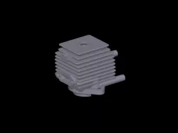  finned cylinder body