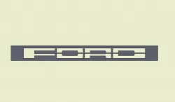 Ford front plate