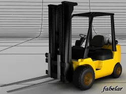 Fork lift 3D model