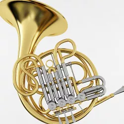 French Horn 3D model