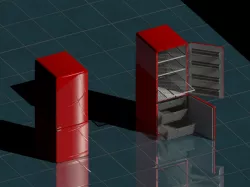 Fridge 3D model