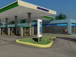 Gas Station 3D model