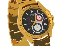 Golden TISSOT Watch