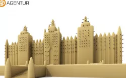 Great Mosque of Djenne 3D model