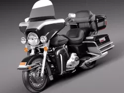 Harley-Davidson Electra Glide 2013 3D model