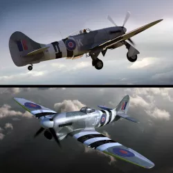 Hawker Tempest 3D model