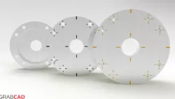 Hole drilling jig - disc 2