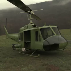 Huey Helicopter 3D model