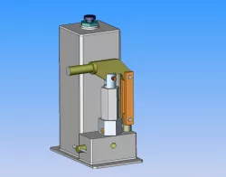 hydraulic hand pump stainless w/ tank