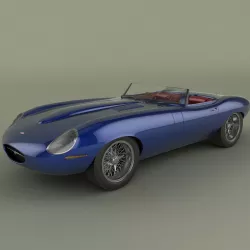 Jaguar E-Type Eagle Speedster 3D model