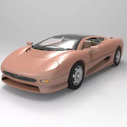 Jaguar XJ 220 3D model