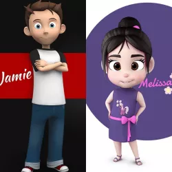 Jamie and Melissa Combo pack 3D model