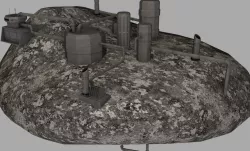 Kece 2 - industrial facility Low-poly  3D model