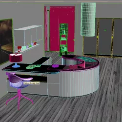 Kitchen Modern 2 MAX 2011 3D model