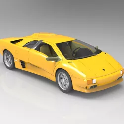 Lamborghini Diablo Studio Max obj 3D model
